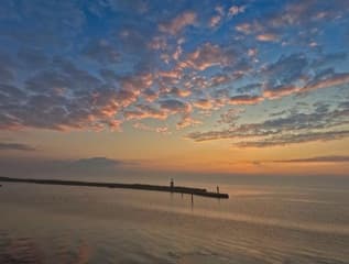Zonsopkomst in de Haven vanmorgen