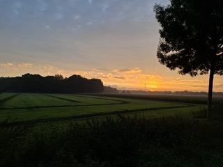 Prachtige zonsopkomst