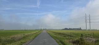 Wegtrekkende mist en opklaringen vanmiddag 