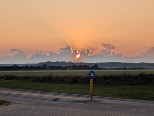 Zonsondergang 