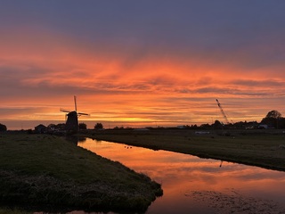Zonsopkomst Maasland 