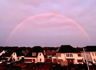 Ochtend regenboog