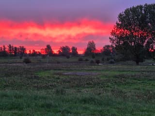 Morgenstond boven de IJssel
