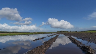 Het was vanmiddag genieten van de mooie wolkenluchten