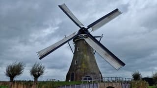 De molen kan weer draaien