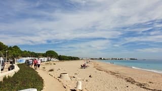 Zon en sluierbewolking bij de Costa Dorada 