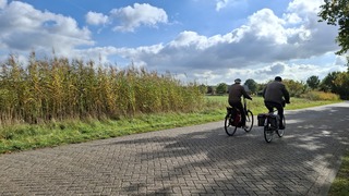 Perfecte herfstdag voor een fietstochtje 