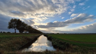 Mooie avondlucht