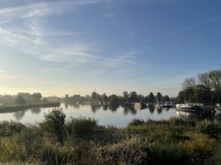 Ochtend wandeling langs de vecht 