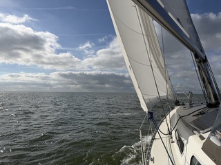 Mooi zeil weer richting Volendam