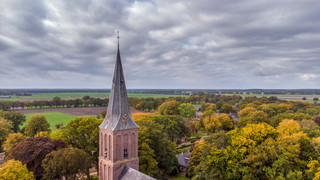 Bewolkte herfstdag.