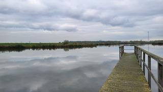 Windstil,mooie weerspiegeling 