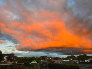 Indrukwekkende avondlucht