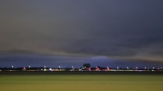 Avond bij Schiphol 