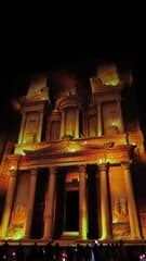 Petra by night