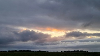 Kleurrijke buienlucht boven Texel!