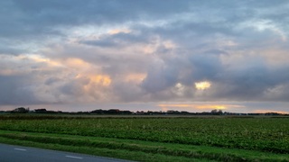 Woelige ochtendluchten boven Texel 