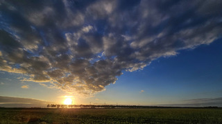 zonsondergang Biddinghuizen 