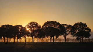 zonsondergang Biddinghuizen 