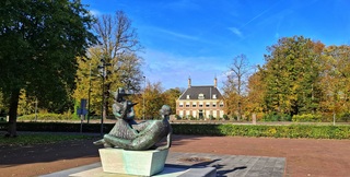 Zon en blauwe lucht in Beverwijk vandaag 