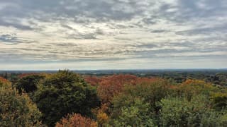 Boven op De Koepel, Lunteren. 
