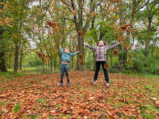 herfst vakantie..en nu nog droog...dus deze kinderen....