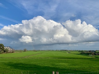Wolken boven de Bovenkerkerpolder