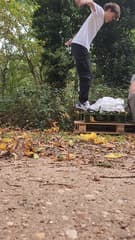 Natuurgebied met salto