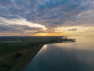 Zonsondergang Oosterschelde 