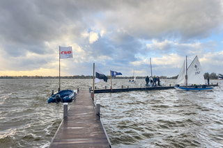 Zon, wolken en wind. 