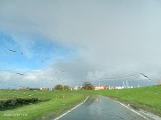 Regen en guur weer