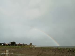 Regenboog boven Uitdam 
