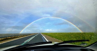 Regenboog houtribdijk