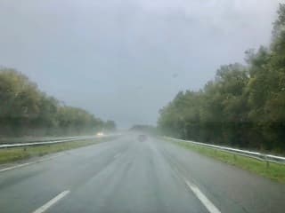 Plensbui op de snelweg