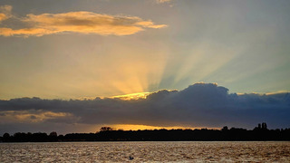 zonsondergang Veluwemeer 