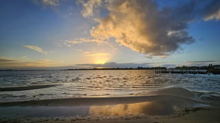 zonsondergang Veluwemeer 