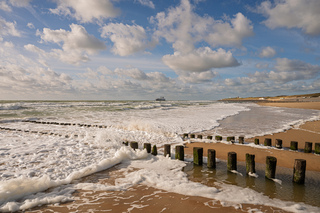 Lekker uitwaaien op het strand.