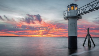 Prachtig ochtendrood 