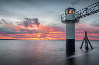 Prachtig ochtendrood vanmorgen 
