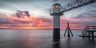 Kleurrijke zonsopkomst vanmorgen 