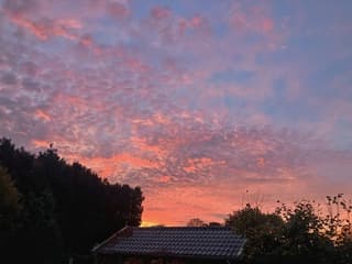 Kleurrijke zonsopkomst