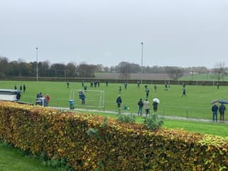Lekker voetbal weertje met regen vanuit Bocholtz met het g-voetbal sportclub 25 tegen sv.Brunssum