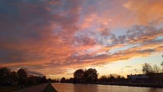 Zonsondergang Bergentheim 