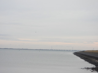 Pasteltinten boven Zeelandbrug