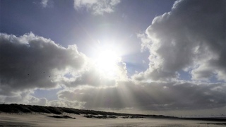 Jakobsladder boven strand