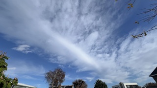 Pilotenstreep of speling van de natuur 