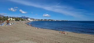 Warme dag in La Cala de Mijas (spanje)