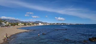 strandweer aan de Costa del Sol