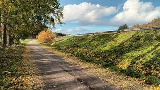 RWS-zandweg langs A2 Leende