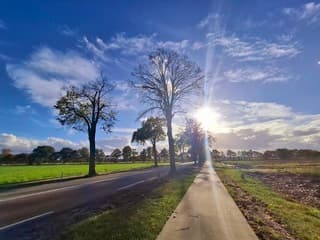Fietsen op deze stralende zondag 